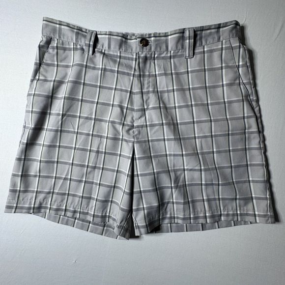 adidas Other - Adidas Shorts Mens 36 Gray Plaid Golf Preppy
